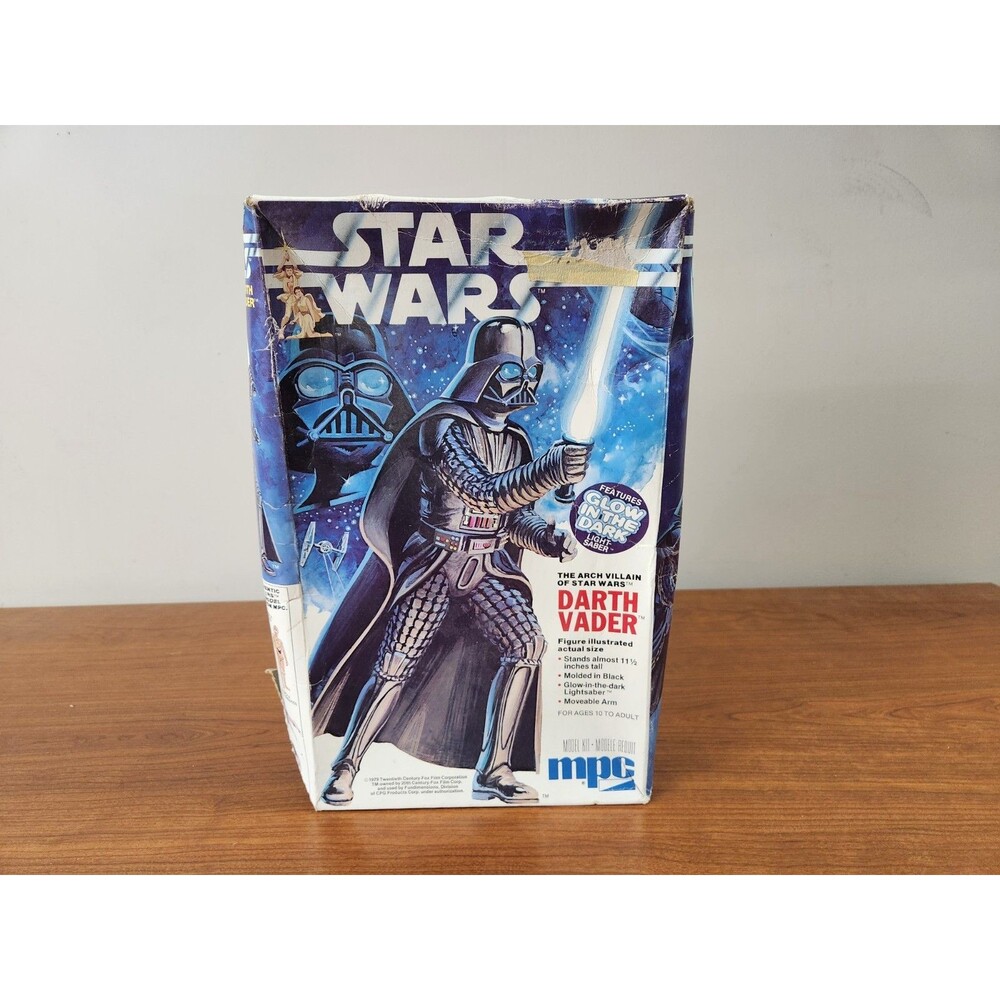Vintage 1979 Star Wars Darth Vader The Arch Villain Model Kit New In Open Box